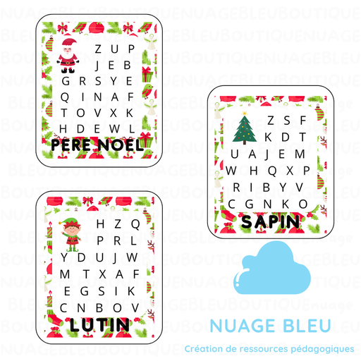 Cartes Lettres de Noël